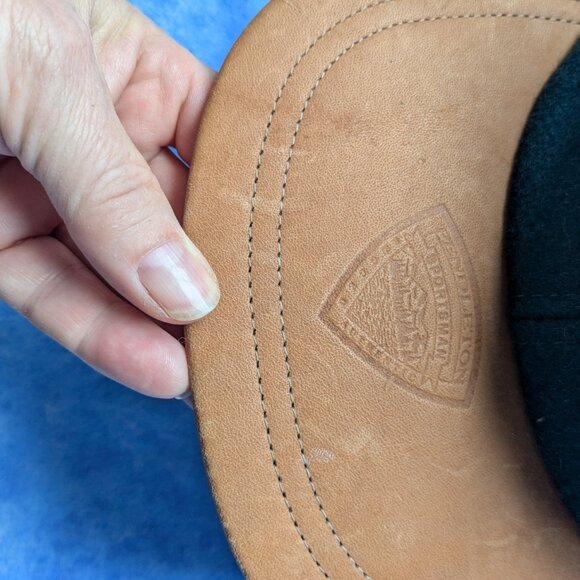 Pendleton sportsman wool & leather baseball cap - Picture 3 of 9